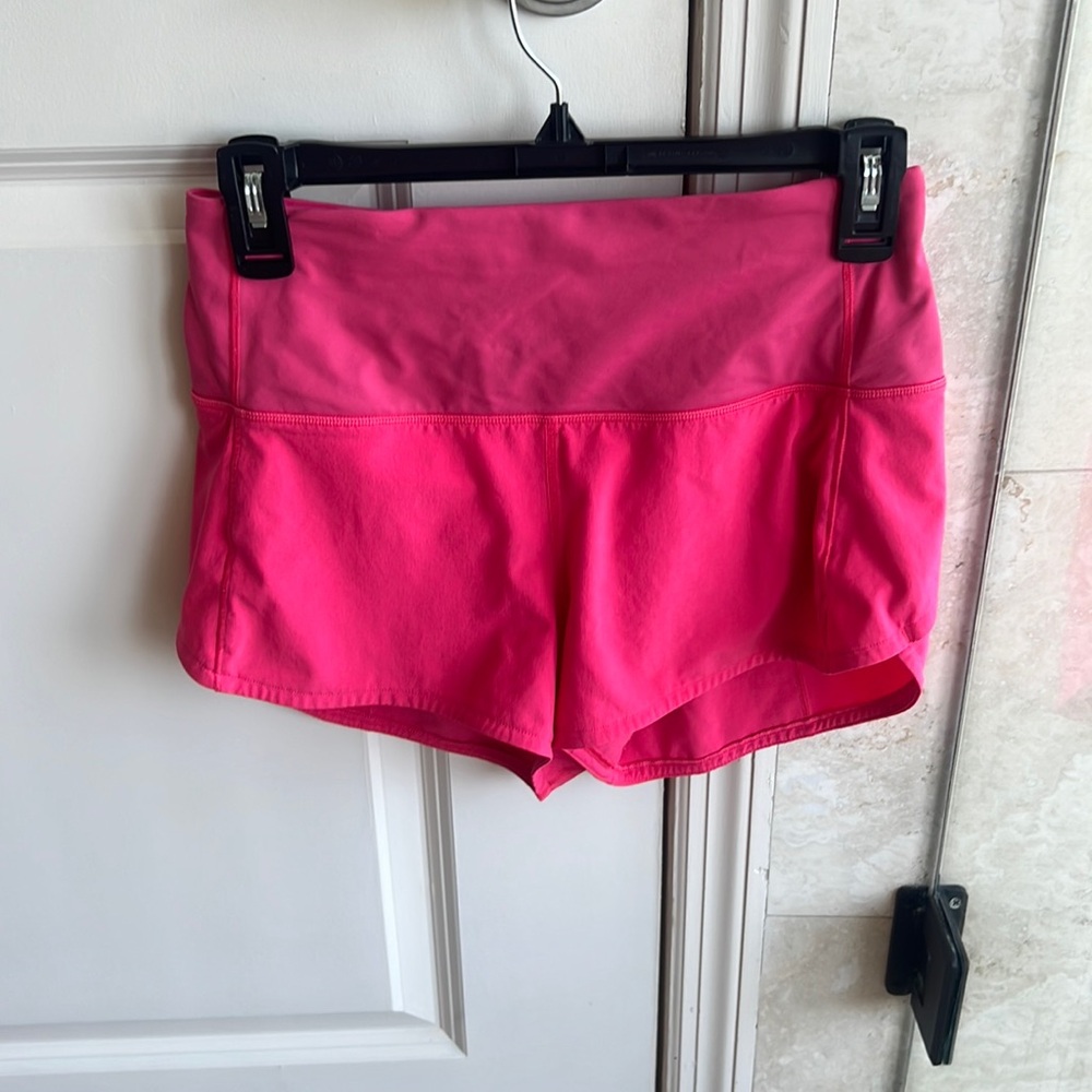 Pink Lululemon shorts